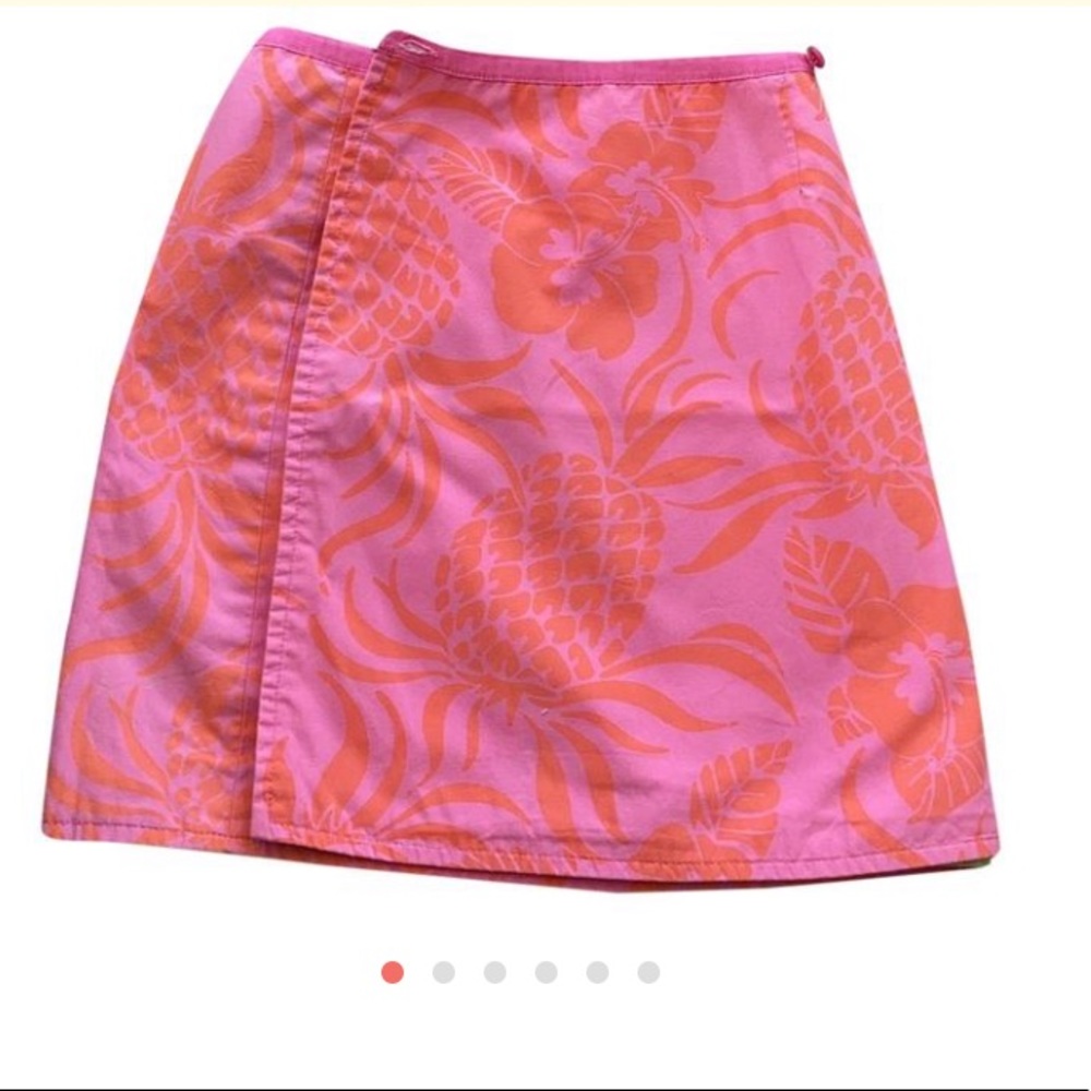 Vintage and reversible Lilly Pulitzer wrap skirt